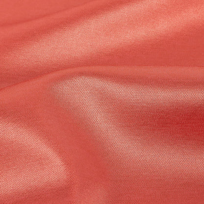Coral Satin-Faced Interlock Double Knit Detail