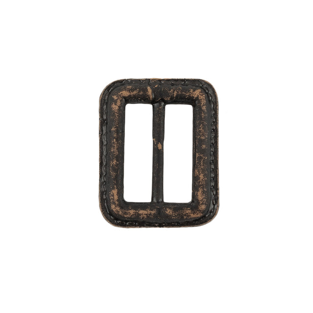 Italian Tar Faux Leather Slider - 1.5" L x 1.125" W