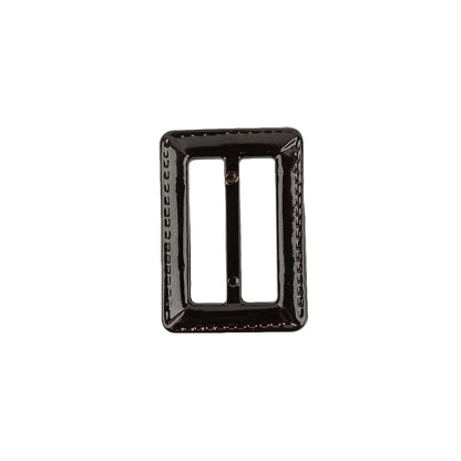 Italian Java Faux Leather Slider - 1.375" L x 1" W Detail