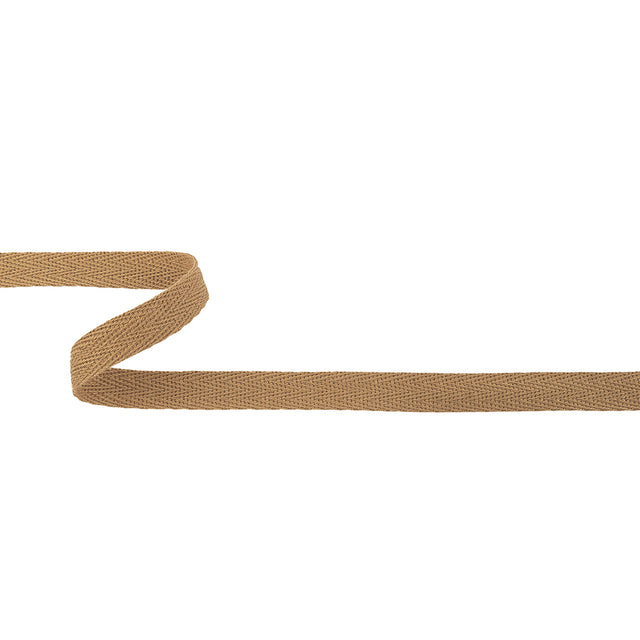 Antique Bronze Cotton Twill Tape - 0.5"