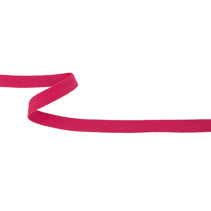 Raspberry Cotton Twill Tape - 0.5"
