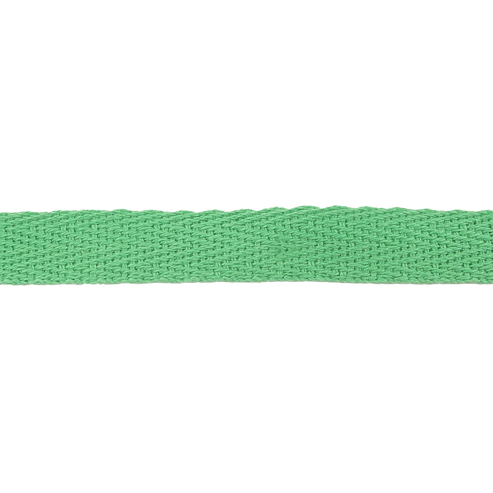 Absinthe Green Cotton Twill Tape - 0.5" Detail