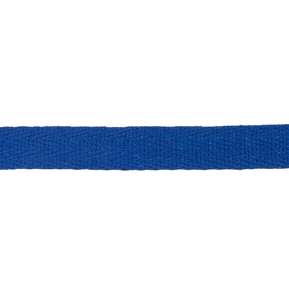 Surf the Web Blue Cotton Twill Tape - 0.5" Detail