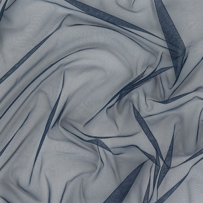 Navy Polyester Stretch Mesh