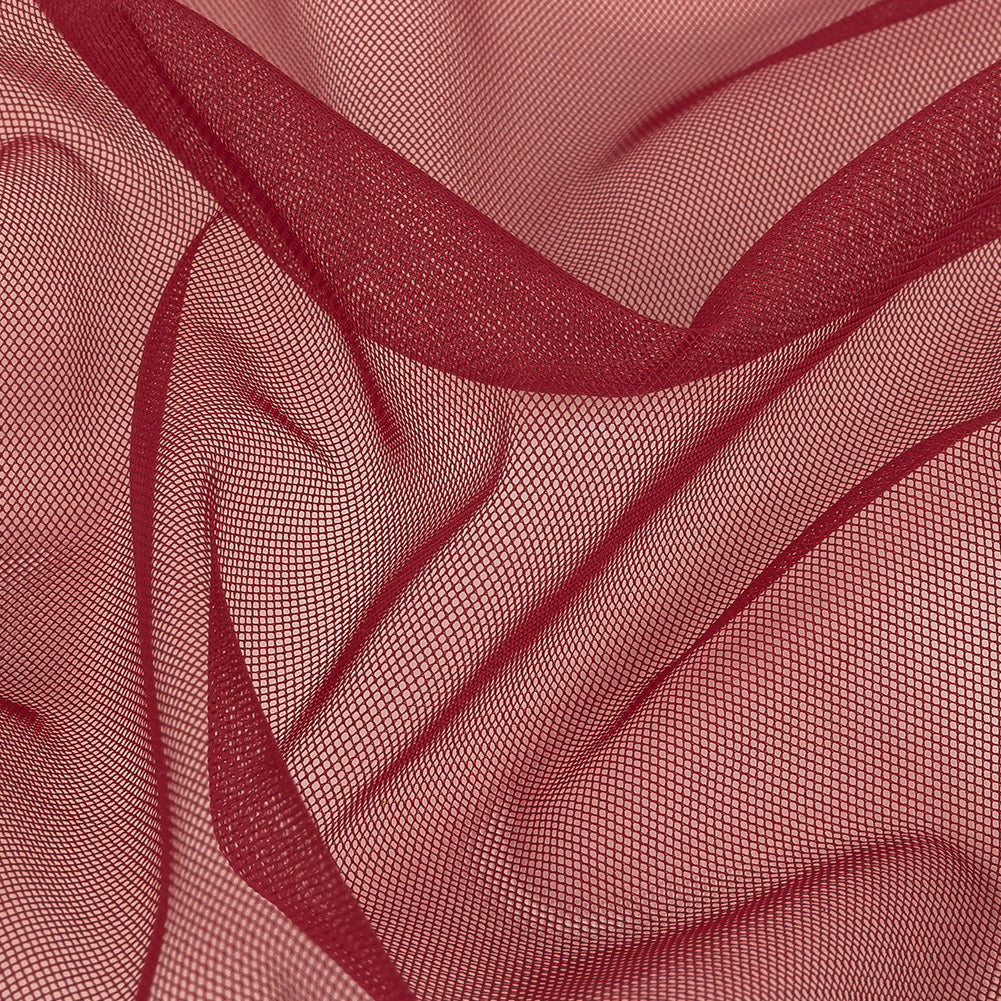 Sun Dried Tomato Polyester Stretch Mesh Detail