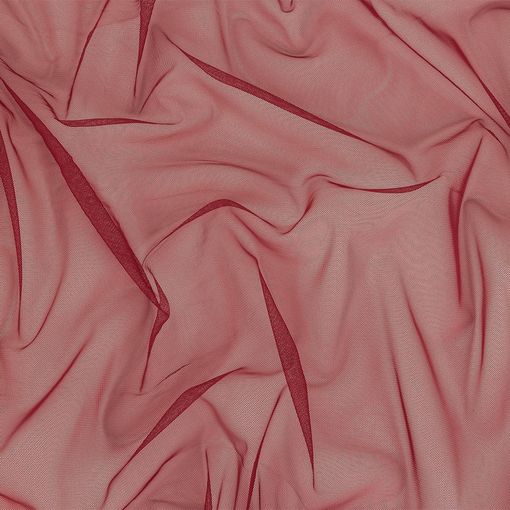 Sun Dried Tomato Polyester Stretch Mesh