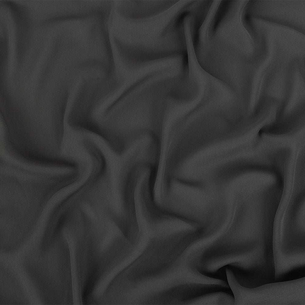 Charcoal Polyester Georgette