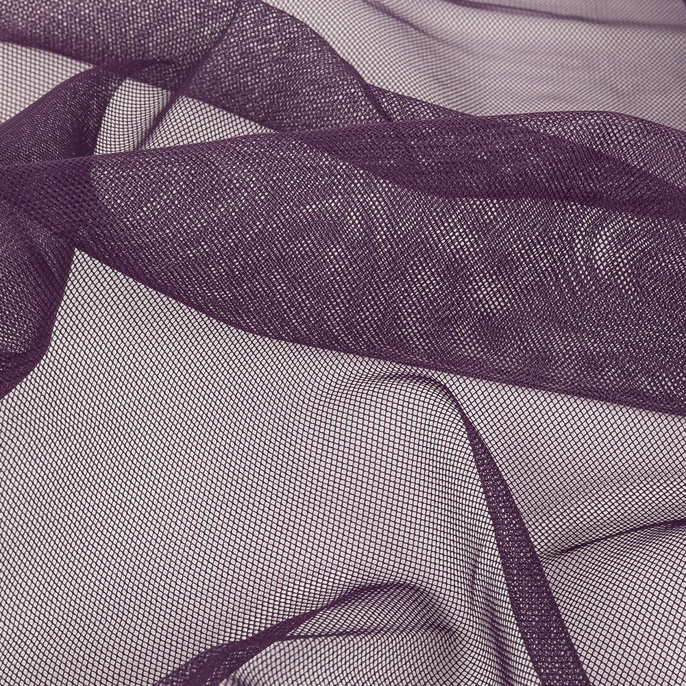 Blackberry Cordial Polyester Stretch Mesh Detail
