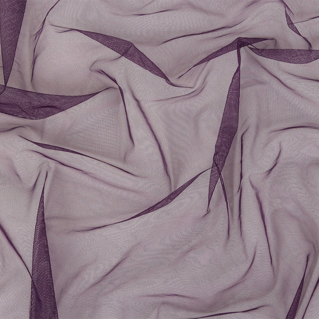 Blackberry Cordial Polyester Stretch Mesh