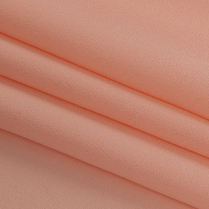 Impatiens Pink Polyester Georgette Folded