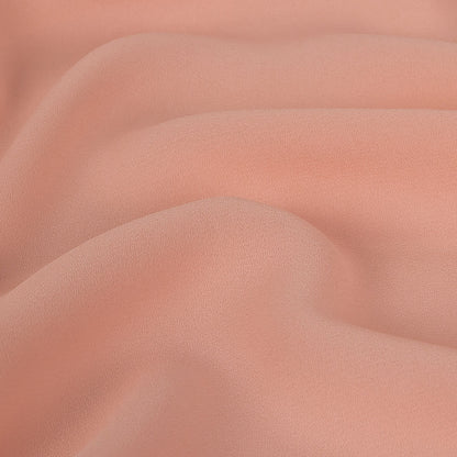 Impatiens Pink Polyester Georgette Detail