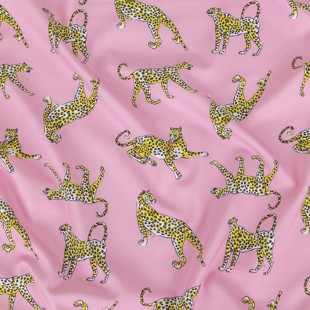 Compression Swimwear Tricot, UV Protective with Aloe Vera Microcapsules - Cradle Pink Cheetahs - Caye Collection