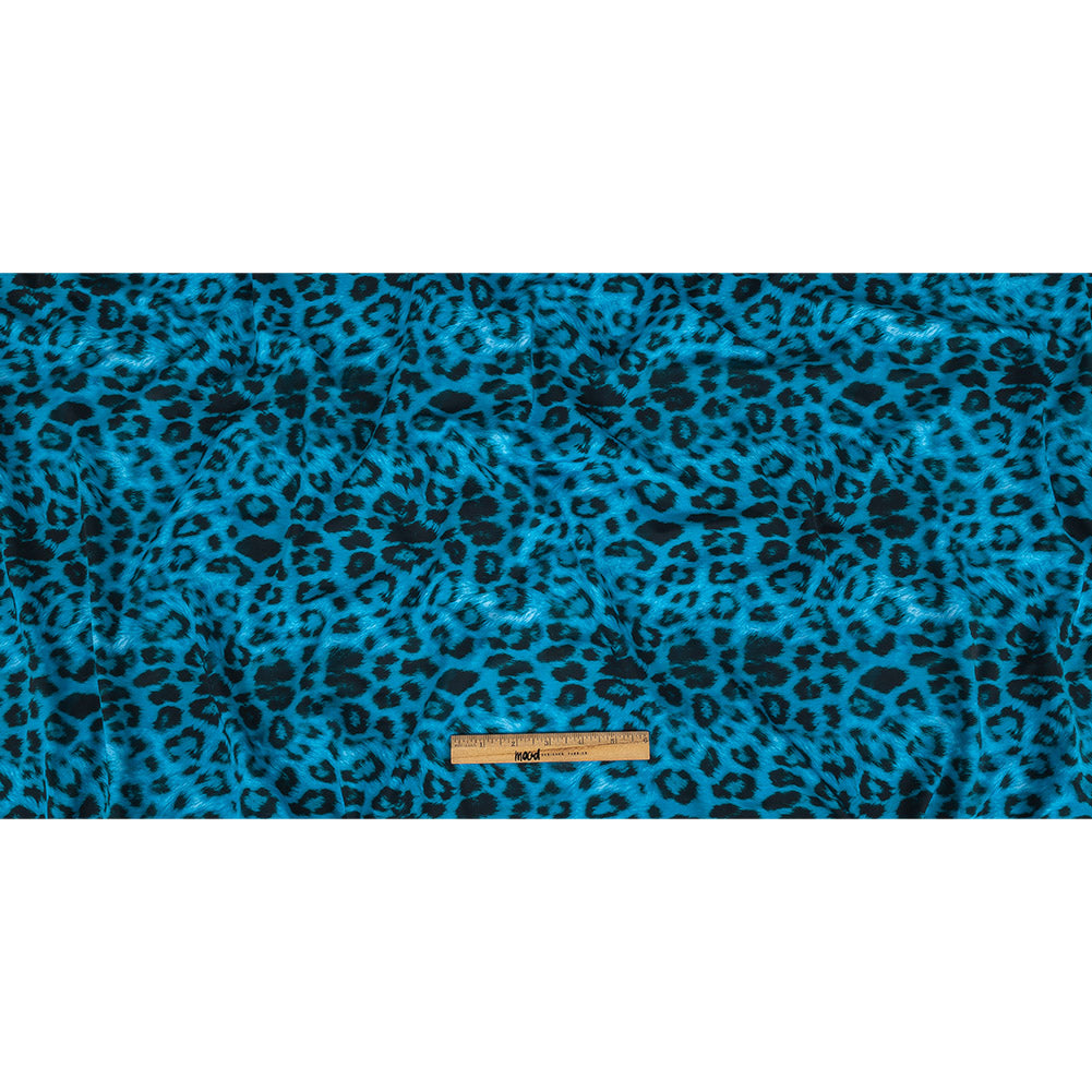 Compression Swimwear Tricot, UV Protective with Aloe Vera Microcapsules - Blue Cheetah Spots - Caye Collection - Full