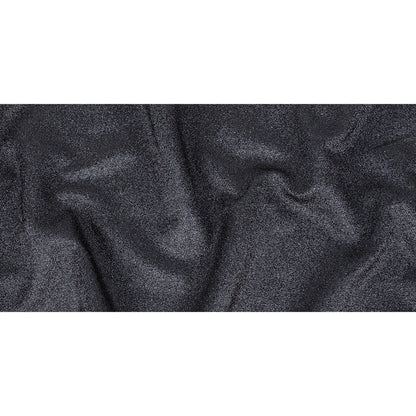 Cygnus Metallic Navy and Black Crinkled Lame Luxury Brocade Full