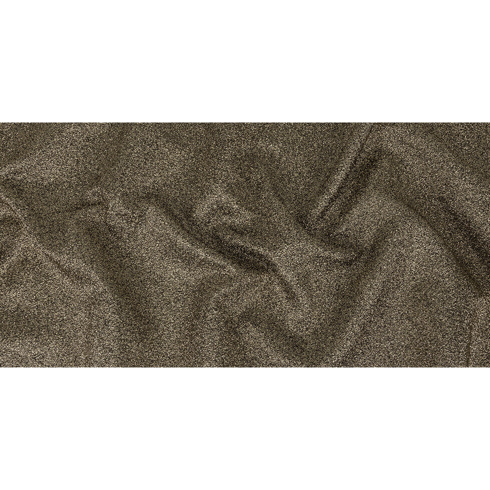 Cygnus Metallic Gold and Black Crinkled Lame Luxury Brocade Full