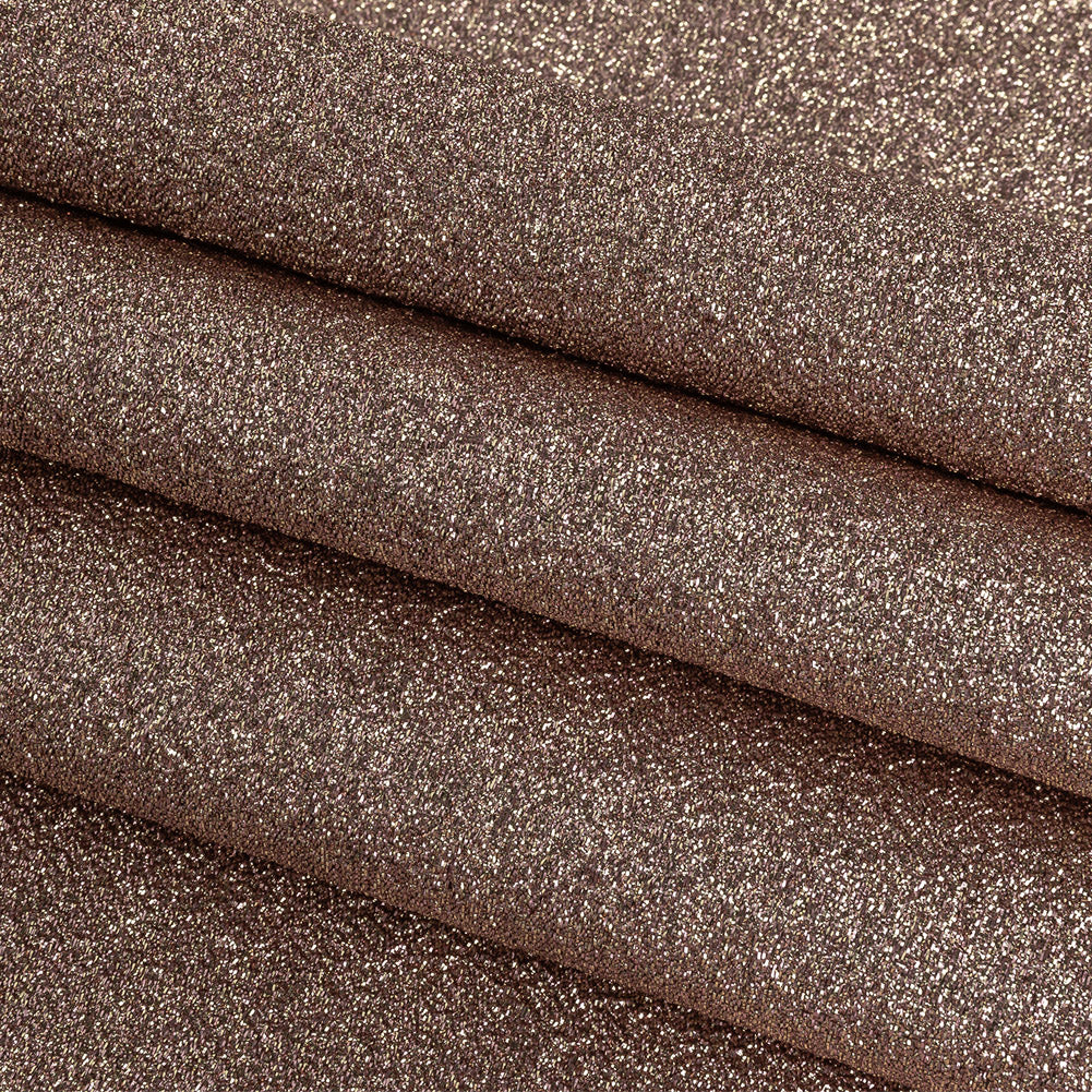 Cygnus Metallic Pink and Gold Crinkled Lame Luxury Brocade Folded