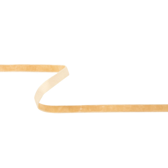 Desert Dust Single Face Velvet Ribbon - 0.375"