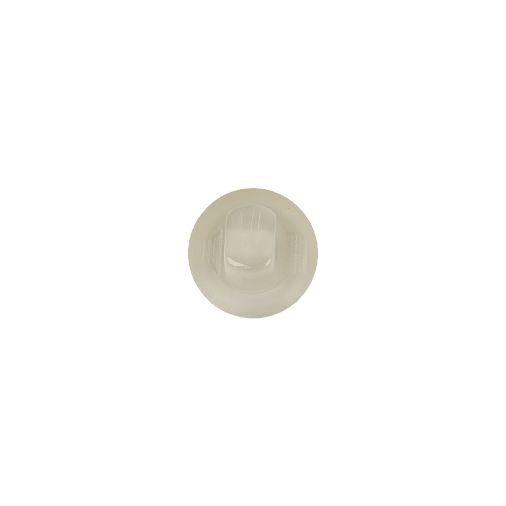 Milky Cloud Dancer Dome Shaped Plastic Shank Back Button - 16L/10mm Detail