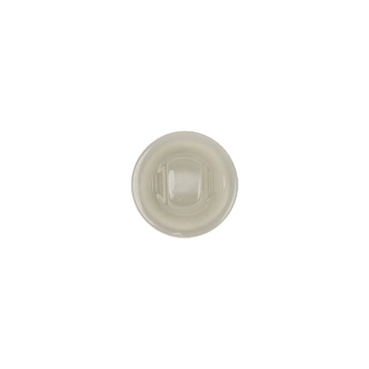 Milky Cloud Dancer Dome Shaped Plastic Shank Back Button - 18L/11.5mm Detail