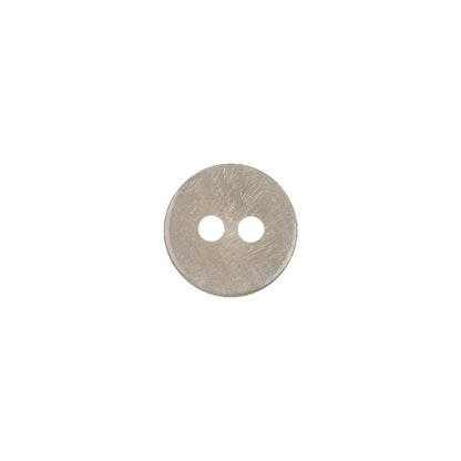 Storm Cloud and Taupe Iridescent 2-Hole Plastic Saucer Button - 18L/11.5mm Detail