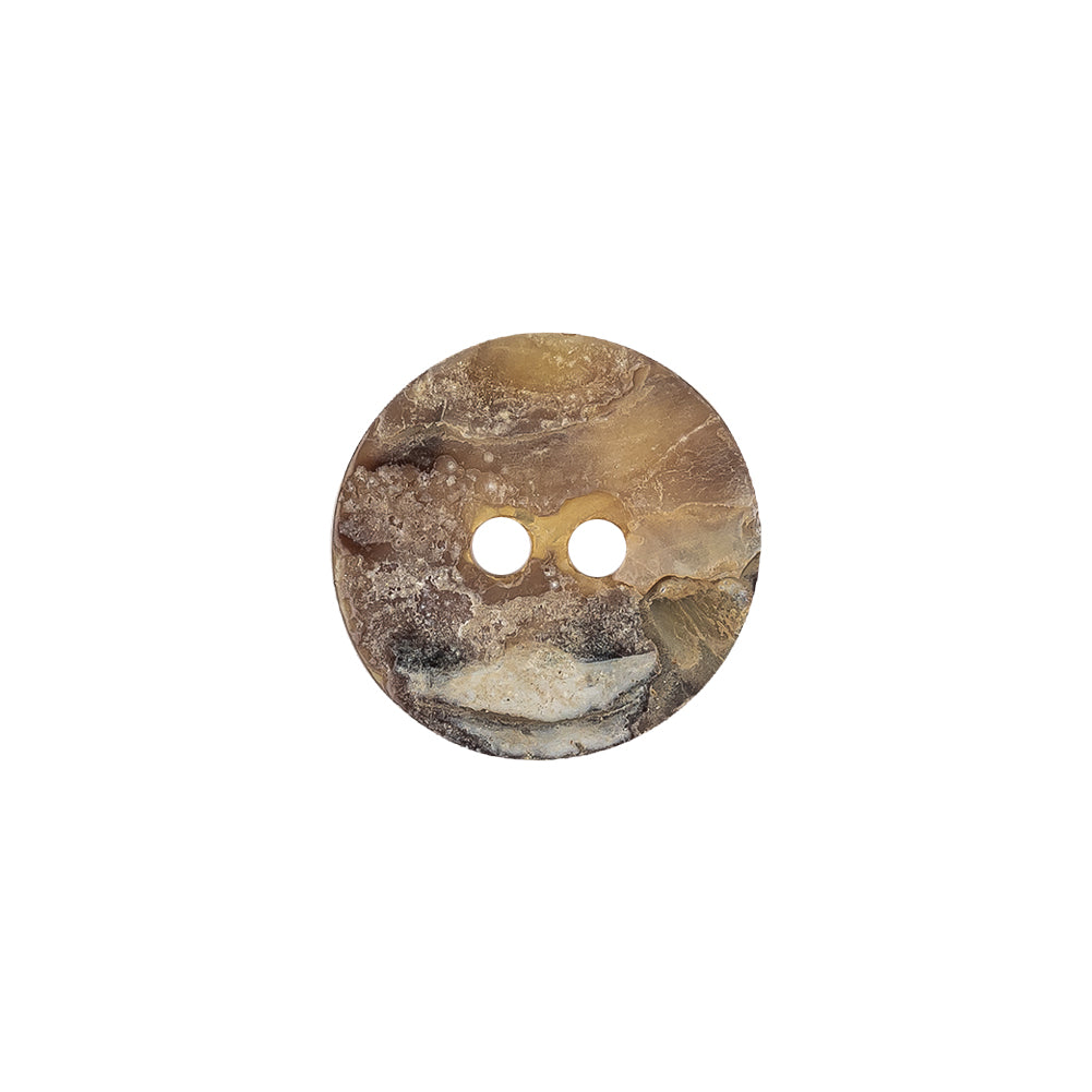 Unicorn Iridescent 2-Hole Shell Button - 24L/15mm Detail