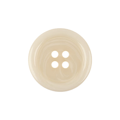 Italian Natural Swirls Tire Rimmed 4-Hole Plastic Button - 36L/23mm