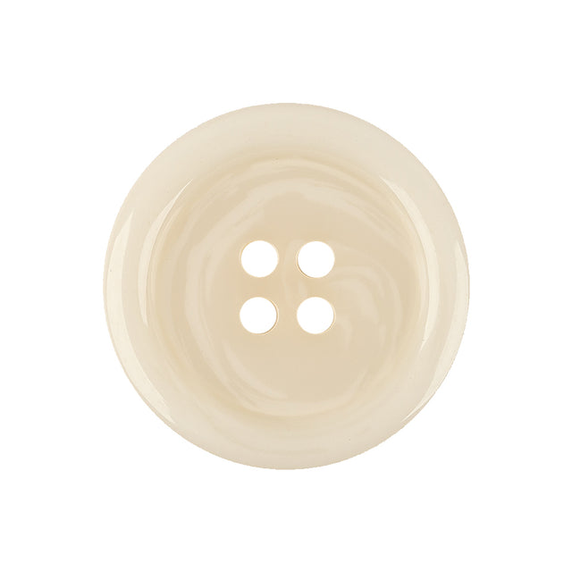 Italian Natural Swirls Tire Rimmed 4-Hole Plastic Button - 40L/25.5mm