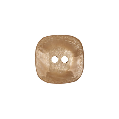 Wheat Iridescent Deepwell 2-Hole Plastic Button - 32L/20mm Detail