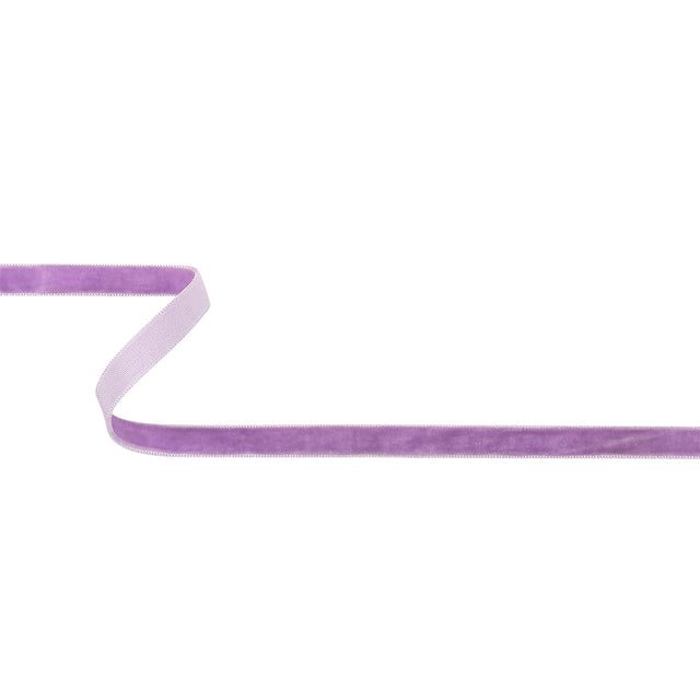 Crocus Single Face Velvet Ribbon - 0.375"