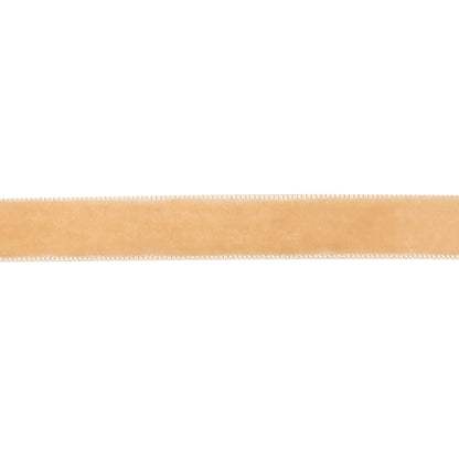 Desert Dust Single Face Velvet Ribbon - 0.5" Detail