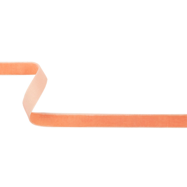 Coral Reef Single Face Velvet Ribbon - 0.625"