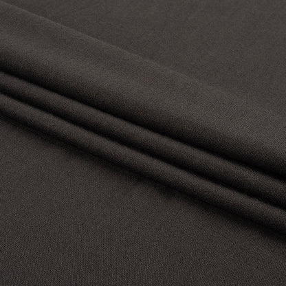 Burnt Charcoal Stretch Rayon Jersey Folded
