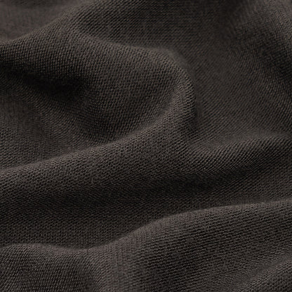 Burnt Charcoal Stretch Rayon Jersey Detail