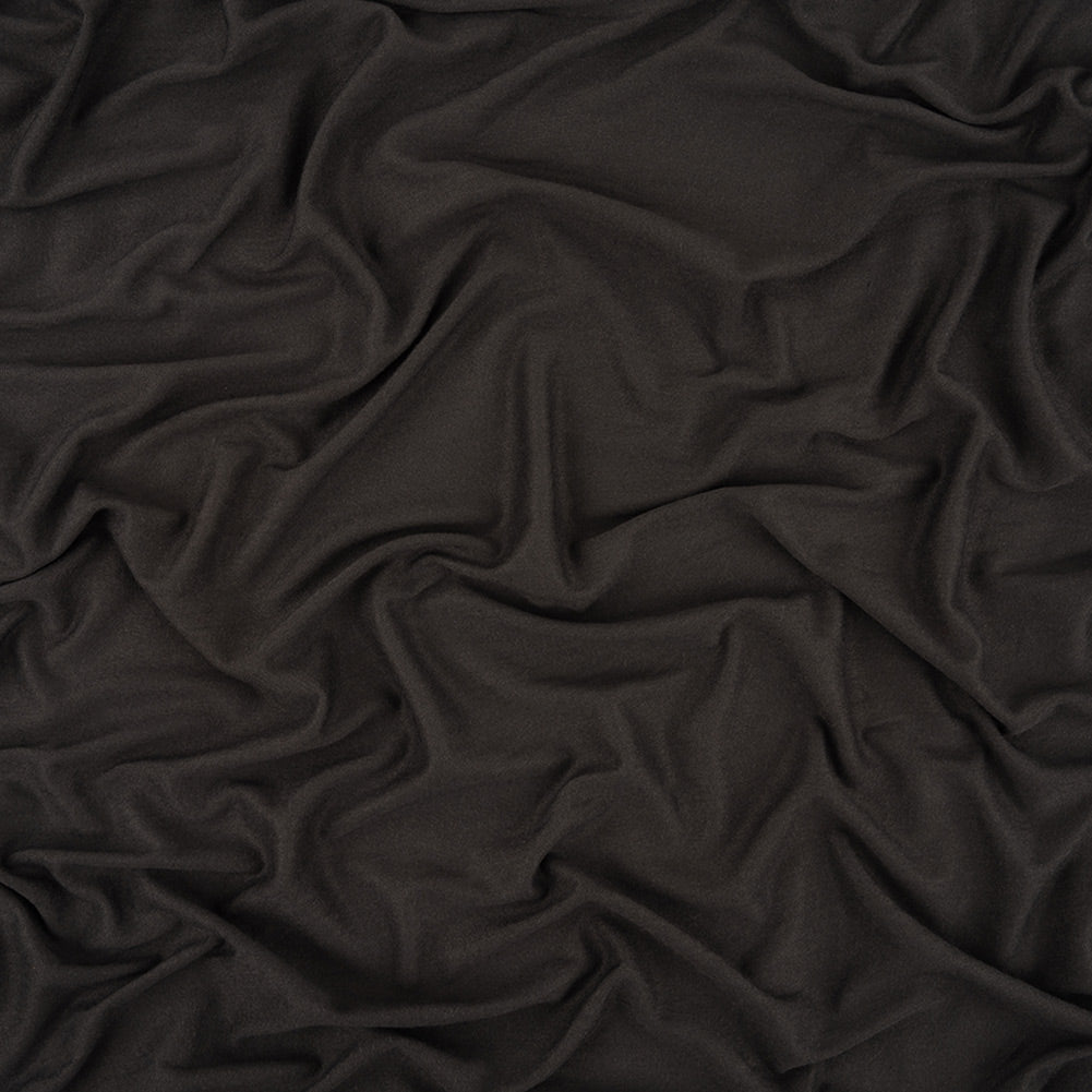 Burnt Charcoal Stretch Rayon Jersey