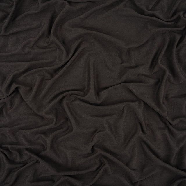 Burnt Charcoal Stretch Rayon Jersey