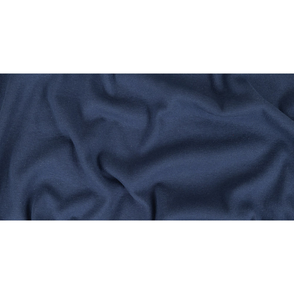 Cotton Tubular 1x1 Rib Knit - Sargasso Sea Blue Full