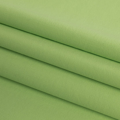 Apple Green Stretch Cotton Double Cloth Folded