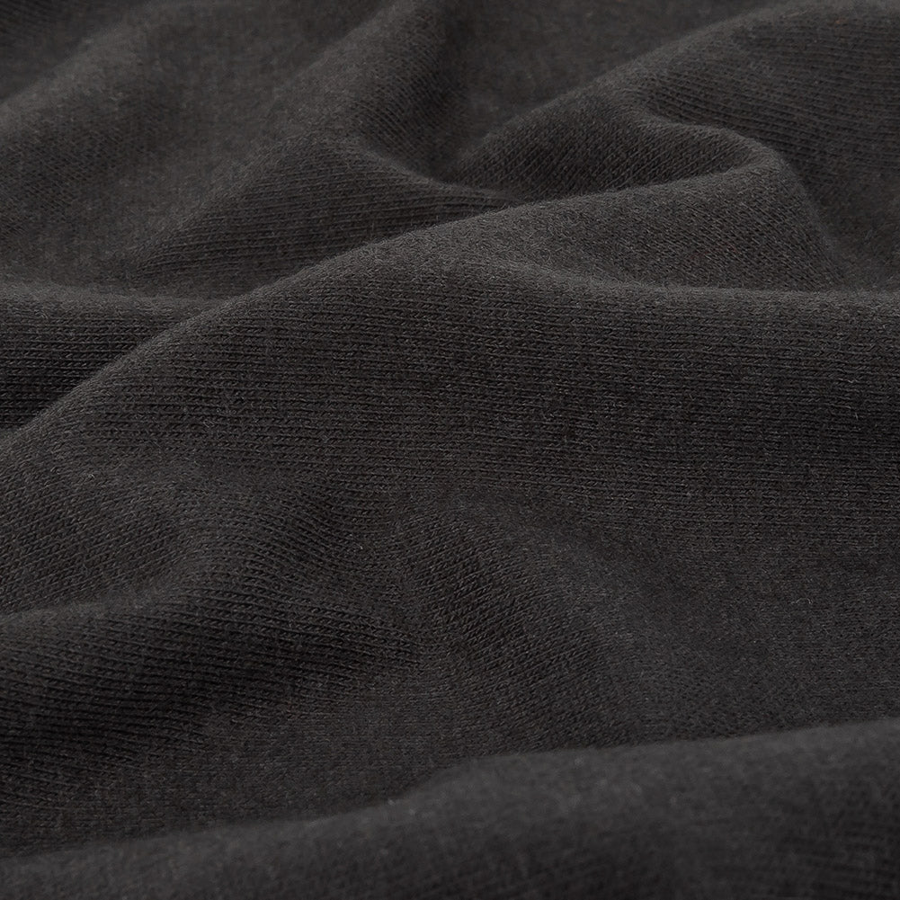 Black Tubular Cotton Jersey Detail