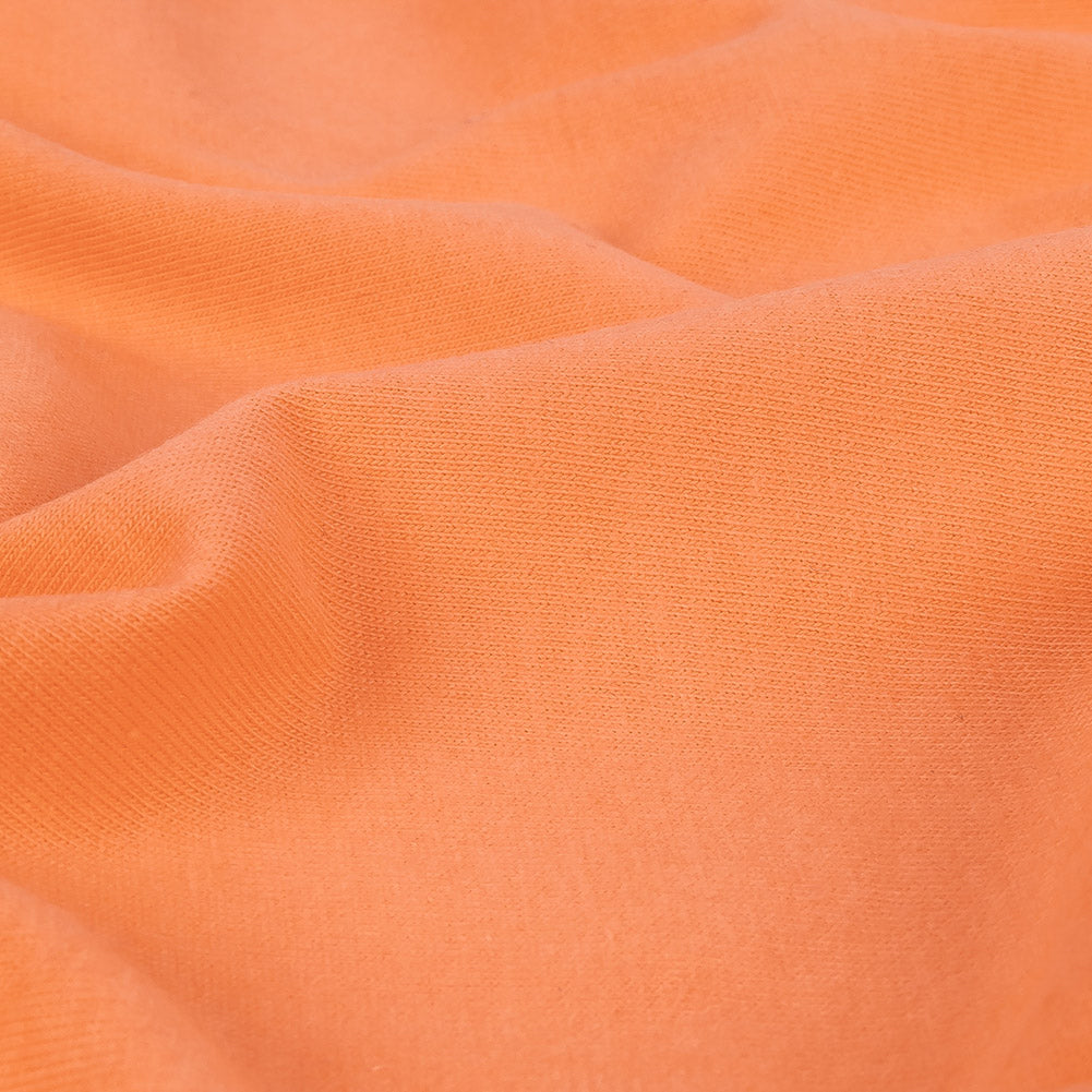 Tubular Cotton Jersey - Canteloupe Detail