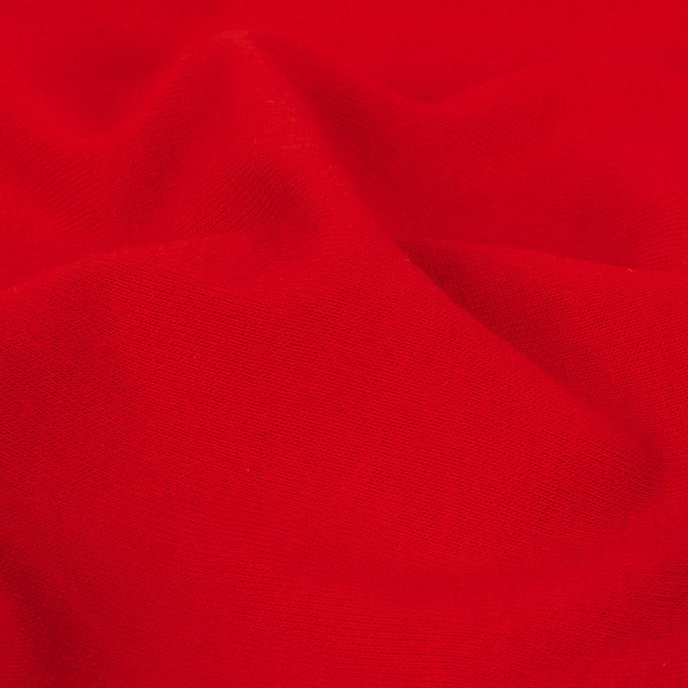 Tubular Cotton Jersey - True Red Detail