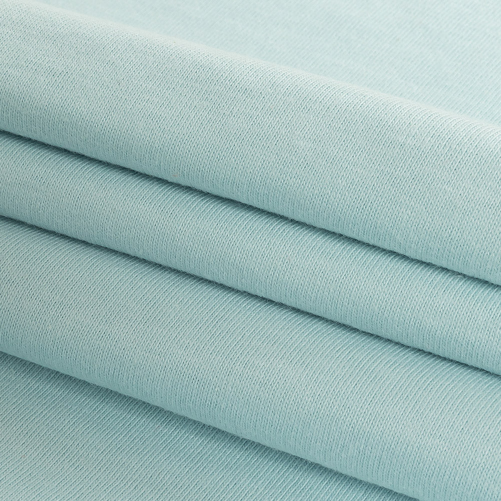 Pastel Blue Tubular Cotton Jersey Folded