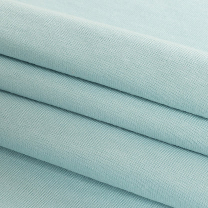 Pastel Blue Tubular Cotton Jersey Folded