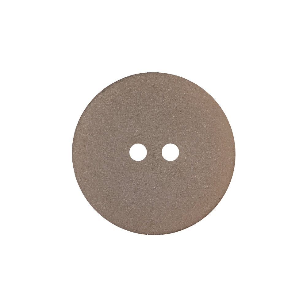 Opal Gray Matte Low Convex 2-Hole Plastic Button - 36L/23mm Detail