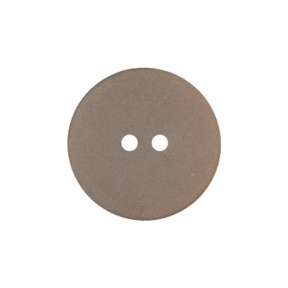 Opal Gray Matte Low Convex 2-Hole Plastic Button - 36L/23mm Detail