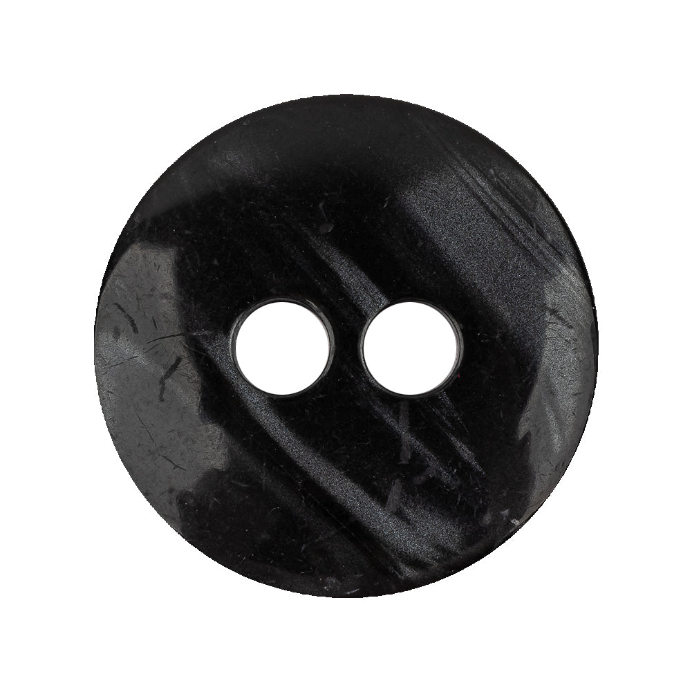 Italian Thunder Storm Gray Tiny Mound 2-Hole Plastic Blazer Button - 44L/28mm Detail
