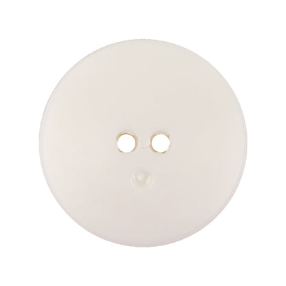 Italian White Abstract Textured Plastic Jacket Button - 44L/28mm Detail