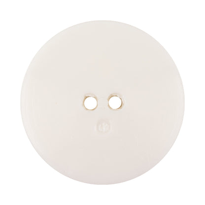 Italian White Abstract Textured Plastic Jacket Button - 54L/34mm Detail