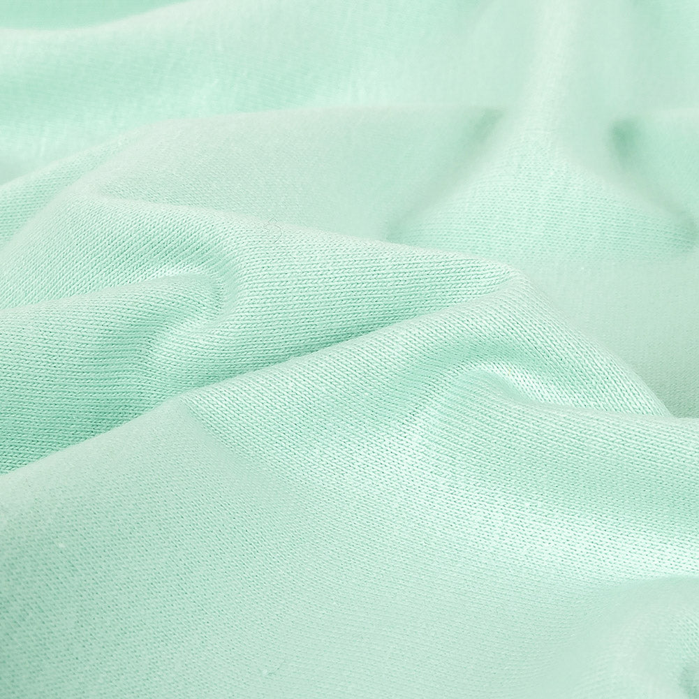 Aqua Tubular Cotton Jersey Detail