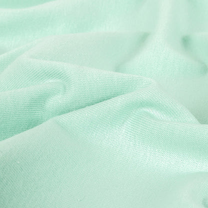 Aqua Tubular Cotton Jersey Detail