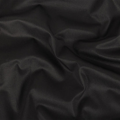 Black Stretch Cotton Twill